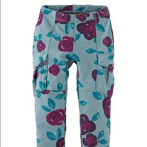 Tea Collection stretch Floral Cargo Pants